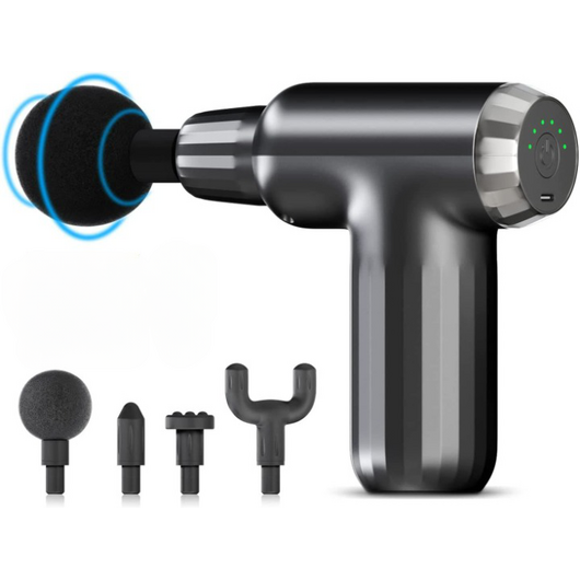 Massage Gun with 4 Heads