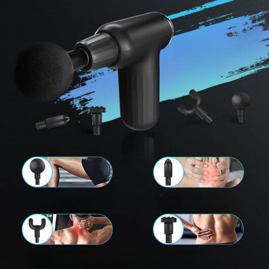 Massage Gun with 4 Heads